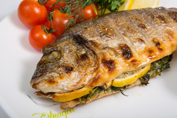 Fish with grill