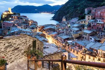 Outdoor-Kissen Vernazza one of five villages in Cinque Terre National Park on Italian Riviera, Liguria, Italy © Lukasz