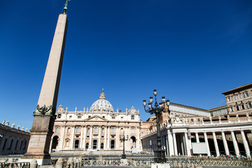 View to Basilica di San Pietro from Piazza San Pietro