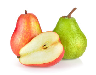 pear on white background