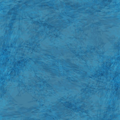 Seamless vector blue background, imitating watercolor or plaster.