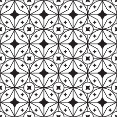 Star geometric pattern. Seamless vector