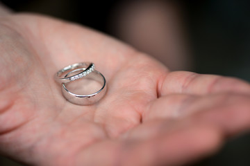 Wedding Bands in Hand