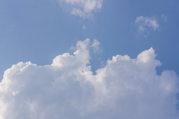 clouds in the blue sky, background
