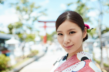 浴衣の女性