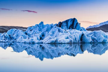 Foto auf Acrylglas Jokulsarlon, Iceland floating glacier ice © Benny