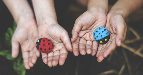 Ladybug in a garden © Rawpixel.com