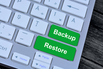 Backup Restore on keyboard buttons