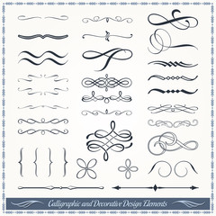 Calligraphic and Decorative Design Patterns Collection