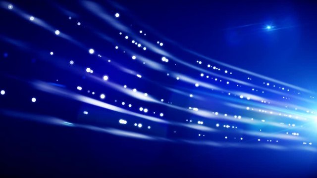 blue abstract space loop background