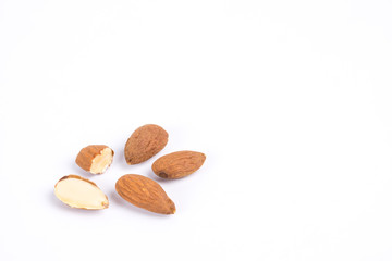 Group of almond nut