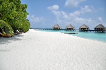 Maldives water villas