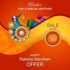 Rakhi background for Indian festival Raksha bandhan celebration