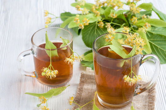 Tea with lime flower
