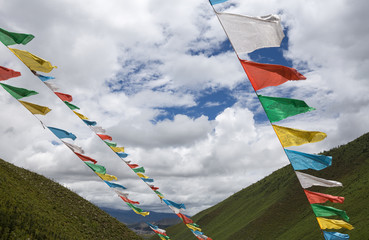 Flags for pray