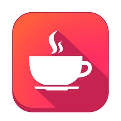 ikona z długim cieniem na tle zaokrąglonego kwadratu