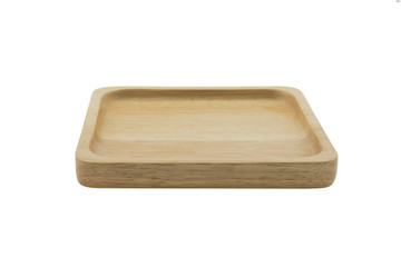 wood plate isolated