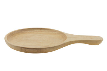wood plate isolated