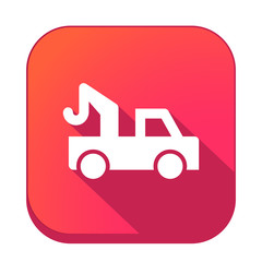 ikona z długim cieniem na tle zaokrąglonego kwadratu © vempireart