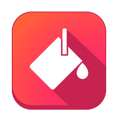 ikona z długim cieniem na tle zaokrąglonego kwadratu © vempireart