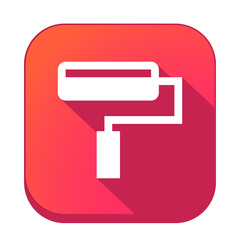 ikona z długim cieniem na tle zaokrąglonego kwadratu