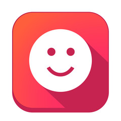 ikona z długim cieniem na tle zaokrąglonego kwadratu