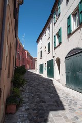 Fototapeta na wymiar The fairy-tale village of Verucchio. Rimini.