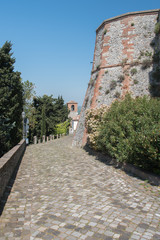 The fairy-tale village of Verucchio. Rimini.