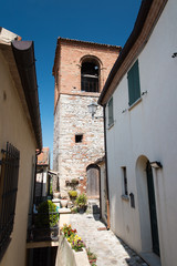 The fairy-tale village of Verucchio. Rimini.