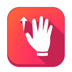 ikona z długim cieniem na tle zaokrąglonego kwadratu