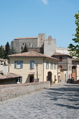 The fairy-tale village of Verucchio. Rimini.