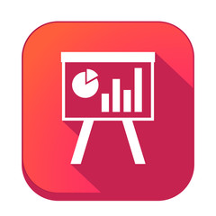 ikona z długim cieniem na tle zaokrąglonego kwadratu © vempireart