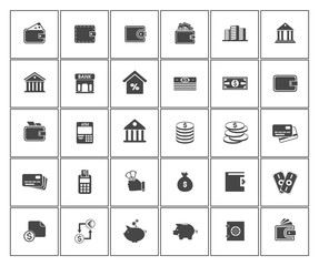 banking icons