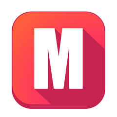 ikona z długim cieniem na tle zaokrąglonego kwadratu © vempireart