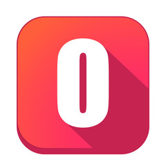 ikona z długim cieniem na tle zaokrąglonego kwadratu © vempireart