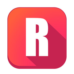 ikona z długim cieniem na tle zaokrąglonego kwadratu © vempireart