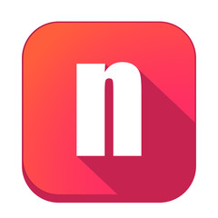 ikona z długim cieniem na tle zaokrąglonego kwadratu © vempireart