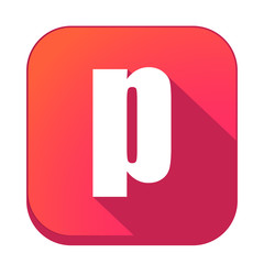 ikona z długim cieniem na tle zaokrąglonego kwadratu © vempireart