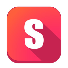 ikona z długim cieniem na tle zaokrąglonego kwadratu © vempireart