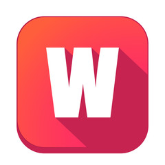 ikona z długim cieniem na tle zaokrąglonego kwadratu © vempireart