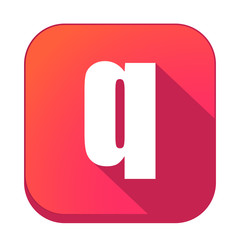 ikona z długim cieniem na tle zaokrąglonego kwadratu © vempireart