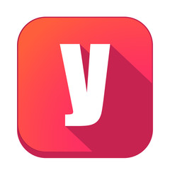 ikona z długim cieniem na tle zaokrąglonego kwadratu © vempireart