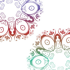 Colorful Floral Ornament