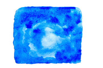 Abstract blue watercolor background