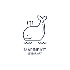 Whale vector illustration