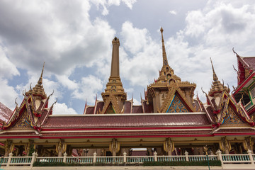 Fototapeta premium Wat Soi Thong: rzeka Chao Phraya, Wat Soi Thong