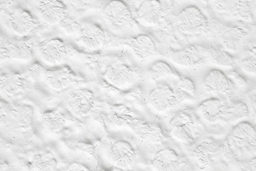Texture white made from paint for the background. Drawing is drawn by brushes.