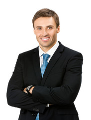  Businessman, isolated on white