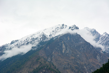 Mountain snow, Annapurna Circuit , Nepal