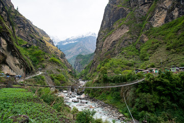 River of  Annapurna Circuit , Nepal